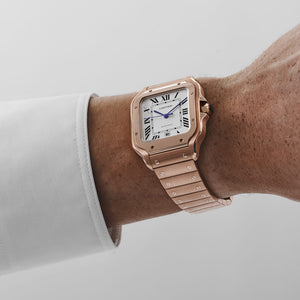 Cartier Santos WGSA0018 Large Rose Gold White Dial (2022) — foto 2