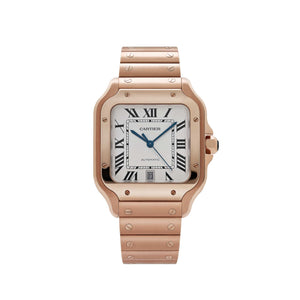 Cartier Santos WGSA0018 Large Rose Gold White Dial (2022) — foto 1
