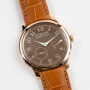 F.P.Journe Chronomètre Souverain Ref. CS Rose Gold 'Havana' Brown Dial — foto 5