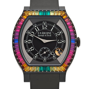 F.P.Journe Élégante 48 Ref. ELHT 'Gino's Dream' Titalyt Luminescent Black Dial Rainbow Bezel (2025) — foto 3