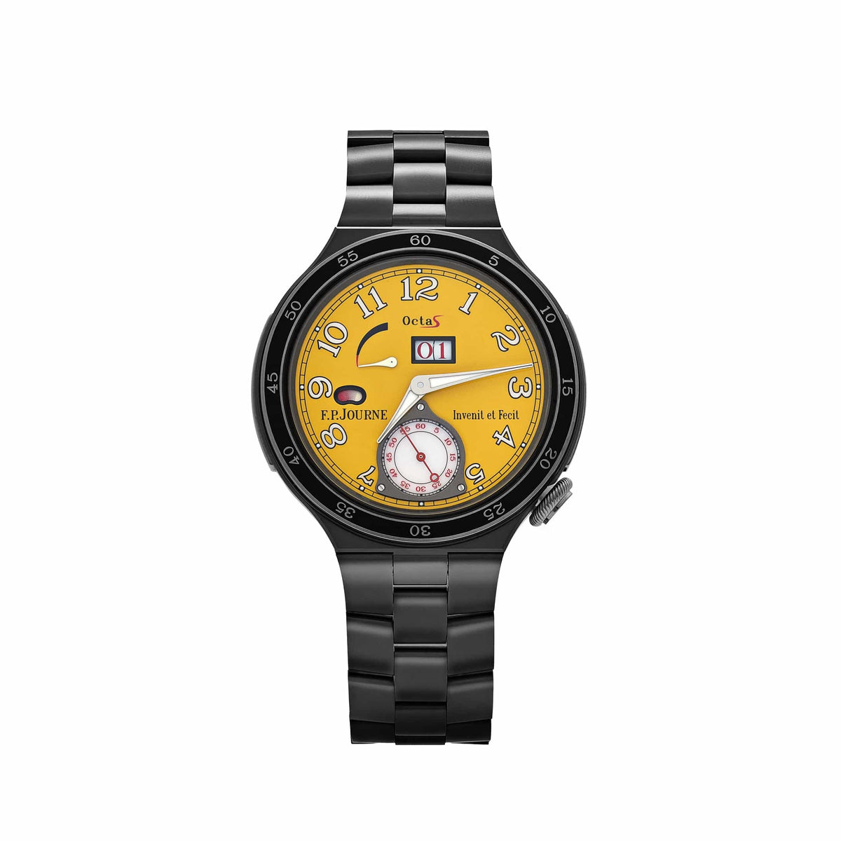 F.P.Journe Linesport Octa Sport Automatique Réserve Ref. ARS2 Titanium Yellow Dial