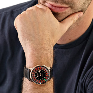 Jacob & Co. 'The Casino Tourbillon' CA100.40.AA.AA.ABALA Rose Gold Black Onyx Dial Limited Edition — foto 2