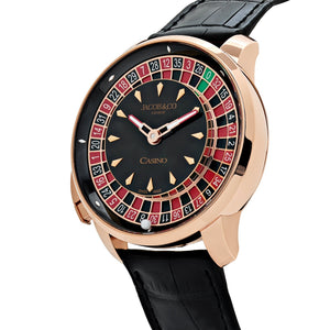 Jacob & Co. 'The Casino Tourbillon' CA100.40.AA.AA.ABALA Rose Gold Black Onyx Dial Limited Edition — foto 3