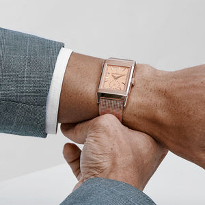 Jaeger-LeCoultre Reverso Tribute Q713216J Monoface Small Seconds Rose Gold Grained Rose Gold Dial — foto 2