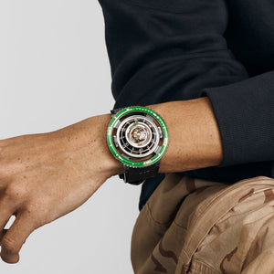 MB&F Horological Machine 70.TGL.B Aquapod HM7 Titanium Green Limited Edition of 50 — foto 2