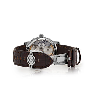 MB&F Legacy Machine Perpetual 03.SL.S Stainless Steel Salmon Dial (2023) — foto 6