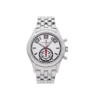 Patek Philippe 5960/1A-001 Annual Calendar Chronograph Stainless Steel White Dial — foto 1