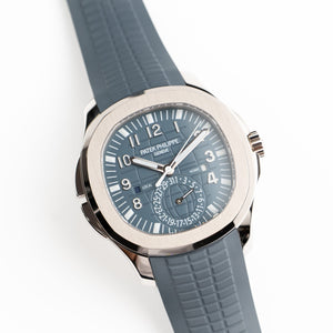 Patek Philippe Aquanaut 5164G-001 'Travel Time' White Gold Blue-Gray Dial (2026) — foto 4
