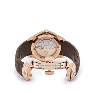 Patek Philippe Aquanaut 5164R-001 'Travel Time Tiffany & Co.' Rose Gold Brown Dial (2022) — foto 5
