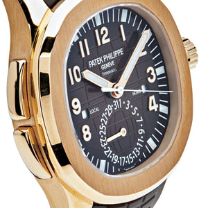 Patek Philippe Aquanaut 5164R-001 'Travel Time Tiffany & Co.' Rose Gold Brown Dial (2022) — foto 4