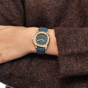 Patek Philippe Aquanaut 5269R-001 'Travel Time' Quartz Rose Gold Blue Dial (2024) — foto 3