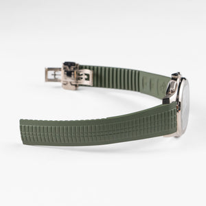 Patek Philippe Aquanaut 5968G-010 Chronograph White Gold Khaki Green Dial (2021) — foto 10