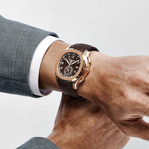 Patek Philippe Aquanaut 5968R-001 Chronograph Rose Gold Brown Dial (2025) — foto 2