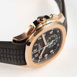 Patek Philippe Aquanaut 5968R-001 Chronograph Rose Gold Brown Dial (2025) — foto 6
