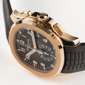 Patek Philippe Aquanaut 5968R-001 Chronograph Rose Gold Brown Dial (2025) — foto 5