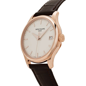Patek Philippe Calatrava 5227R-001 Date Rose Gold Ivory Dial (2023) — foto 4