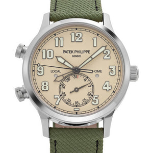 Patek Philippe Calatrava 5524G-010 'Pilot' Travel Time White Gold Ivory Dial (2026) — foto 5