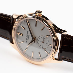 Patek Philippe Calatrava 6119R-001 Rose Gold Silver Dial (2026) — foto 6