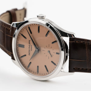 Patek Philippe Calatrava 6196P-001 Platinum Rose-Gilt Opaline Dial (2026) — foto 7