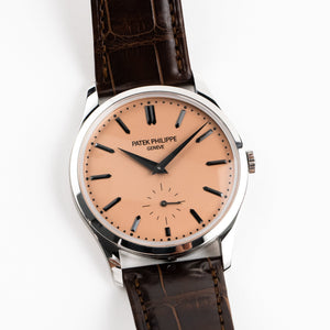 Patek Philippe Calatrava 6196P-001 Platinum Rose-Gilt Opaline Dial (2026) — foto 5