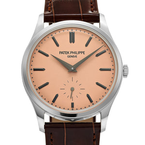 Patek Philippe Calatrava 6196P-001 Platinum Rose-Gilt Opaline Dial (2026) — foto 4