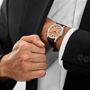 Patek Philippe Calatrava 6196P-001 Platinum Rose-Gilt Opaline Dial (2026) — foto 3