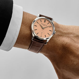 Patek Philippe Calatrava 6196P-001 Platinum Rose-Gilt Opaline Dial (2026) — foto 2