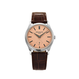 Patek Philippe Calatrava 6196P-001 Platinum Rose-Gilt Opaline Dial (2026) — foto 1