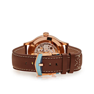 Patek Philippe Calatrava 5524R-001 'Pilot' Travel Time Rose Gold Brown Dial — foto 3