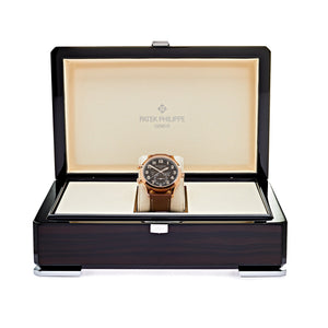 Patek Philippe Calatrava 5524R-001 'Pilot' Travel Time Rose Gold Brown Dial — foto 6