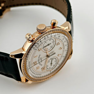 Patek Philippe Chronograph 7150/250R-001 Rose Gold Silver Dial (2022) — foto 4