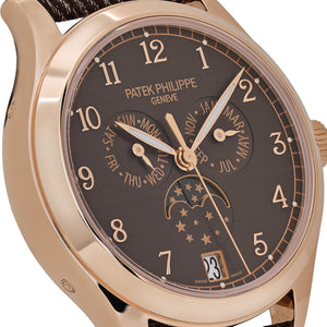 Patek Philippe Complications 4946R-001 Annual Calendar Moon Phases Rose Gold Chestnut Satin Dial (2025) — foto 5