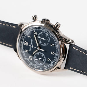 Patek Philippe Complications 5172G-001 Chronograph White Gold Blue Dial (2020) — foto 5