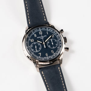 Patek Philippe Complications 5172G-001 Chronograph White Gold Blue Dial (2020) — foto 4
