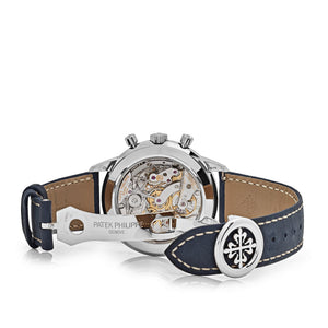 Patek Philippe Complications 5172G-001 Chronograph White Gold Blue Dial (2021) — foto 7