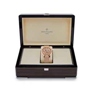 Patek Philippe Calatrava Complications 5180/1R-001 Rose Gold Skeleton Dial (2025) — foto 8