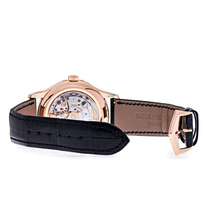 Patek Philippe Complications 5205R-010 Annual Calendar Rose Gold Black Dial — foto 4