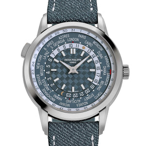 Patek Philippe Complications 5330G-001 World Time White Gold Blue Dial (2025) — foto 4