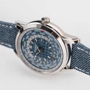 Patek Philippe Complications 5330G-001 World Time White Gold Blue Dial (2025) — foto 6