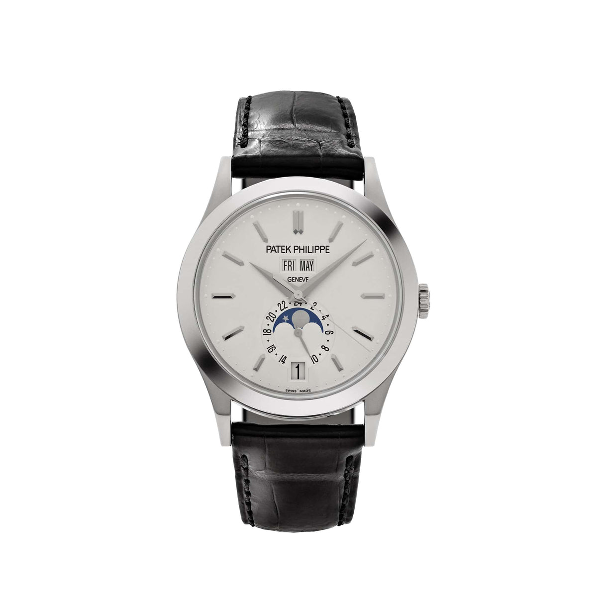 Patek Philippe Complications 5396G-011 Annual Calendar Moon Phases White Gold (2019)