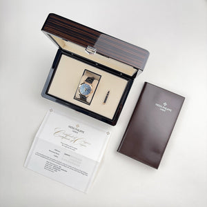 Patek Philippe Complications 5396R-015 Annual Calendar Rose Gold Blue Dial (2019) — foto 10