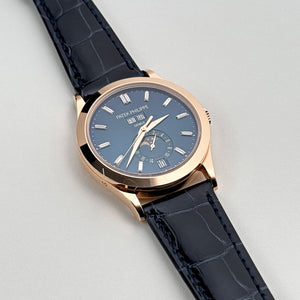 Patek Philippe Complications 5396R-015 Annual Calendar Rose Gold Blue Dial (2019) — foto 3