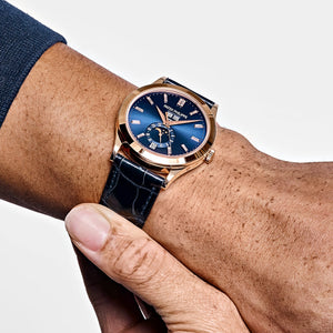 Patek Philippe Complications 5396R-015 Annual Calendar Rose Gold Blue Dial (2019) — foto 2