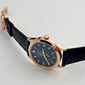 Patek Philippe Complications 5396R-015 Annual Calendar Rose Gold Blue Dial (2019) — foto 5