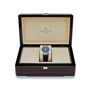 Patek Philippe Complications 5905P-001 Platinum Blue Dial Annual Calendar (2021) — foto 7