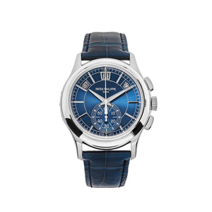 Patek Philippe Complications 5905P-001 Platinum Blue Dial Annual Calendar (2021) — foto 1