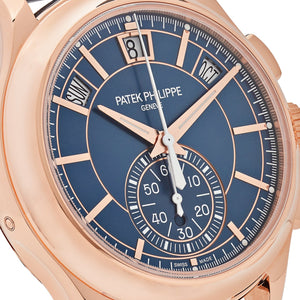 Patek Philippe Complications 5905R-010 Annual Calendar Flyback Chronograph Rose Gold Blue Dial — foto 4