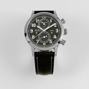 Patek Philippe Complications 5924G-010 Calatrava 'Pilot' Travel Time Chronograph White Gold Green Dial (2023) — foto 4