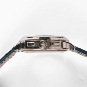 Patek Philippe Complications 5930G-010 World Time Flyback Chronograph White Gold Blue Dial (2021) — foto 8