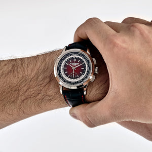 Patek Philippe Complications 5930G-011 ‘Singapore Edition’ World Time Flyback Chronograph White Gold Red Dial Limited Edition of 300 (2020) — foto 2